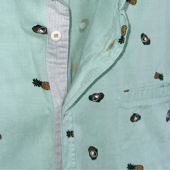 Sovereign Code Pineapple Button Down S/S Graphic Print Shirt Mens XL Hawaiian - Picture 7 of 12